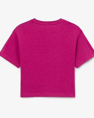 Oversized Cotton Badge T-shirt