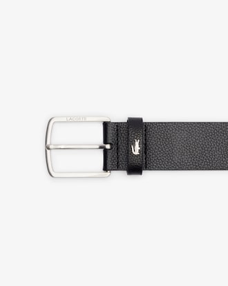 Grained Leather Belt