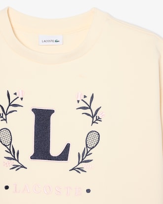 Embroidered Badge Neoprene Sweatshirt