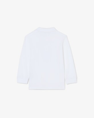 Long Sleeved Petit Piqu&eacute; Polo Shirt