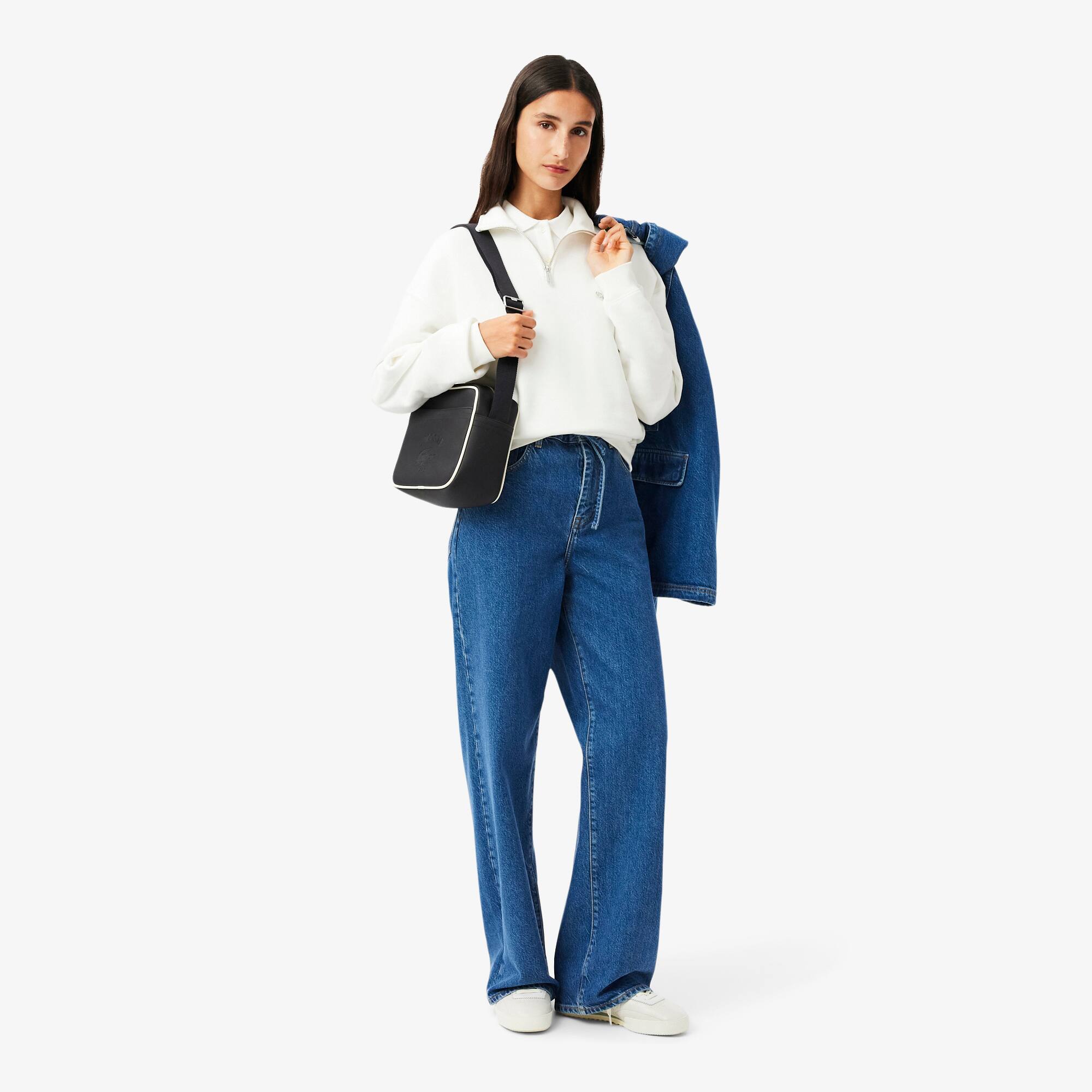 Medium Club 1930 Petit Piqué Reporter Bag - Men's Vertical