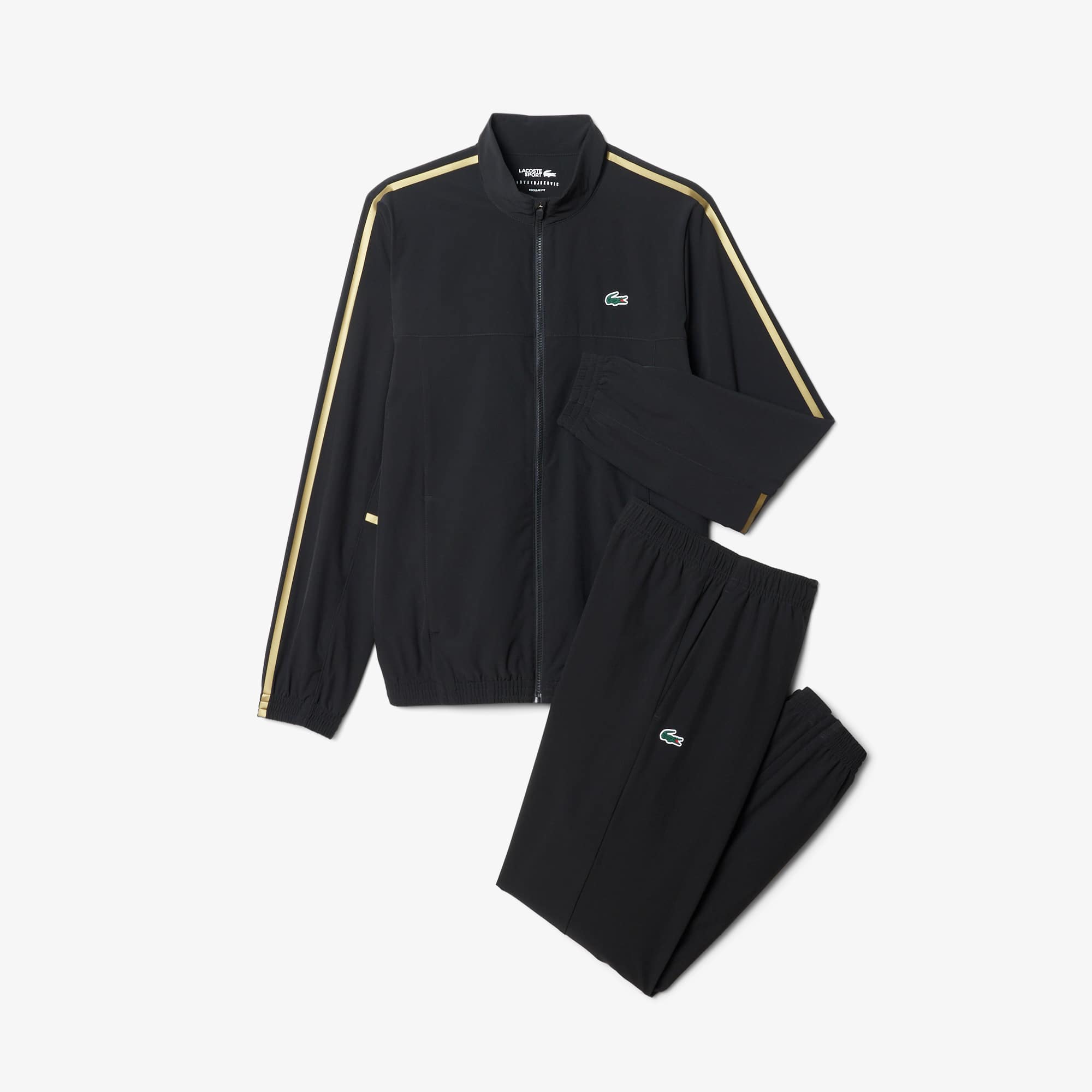 LACOSTE NOVAK DJOKOVIC ブラックジャージパンツ US M LACOSTE NOVAK DJOKOVIC ブラックジャージパンツ US M LACOSTE