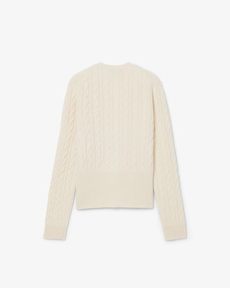 Runway Cashmere Cable Knit Cardigan