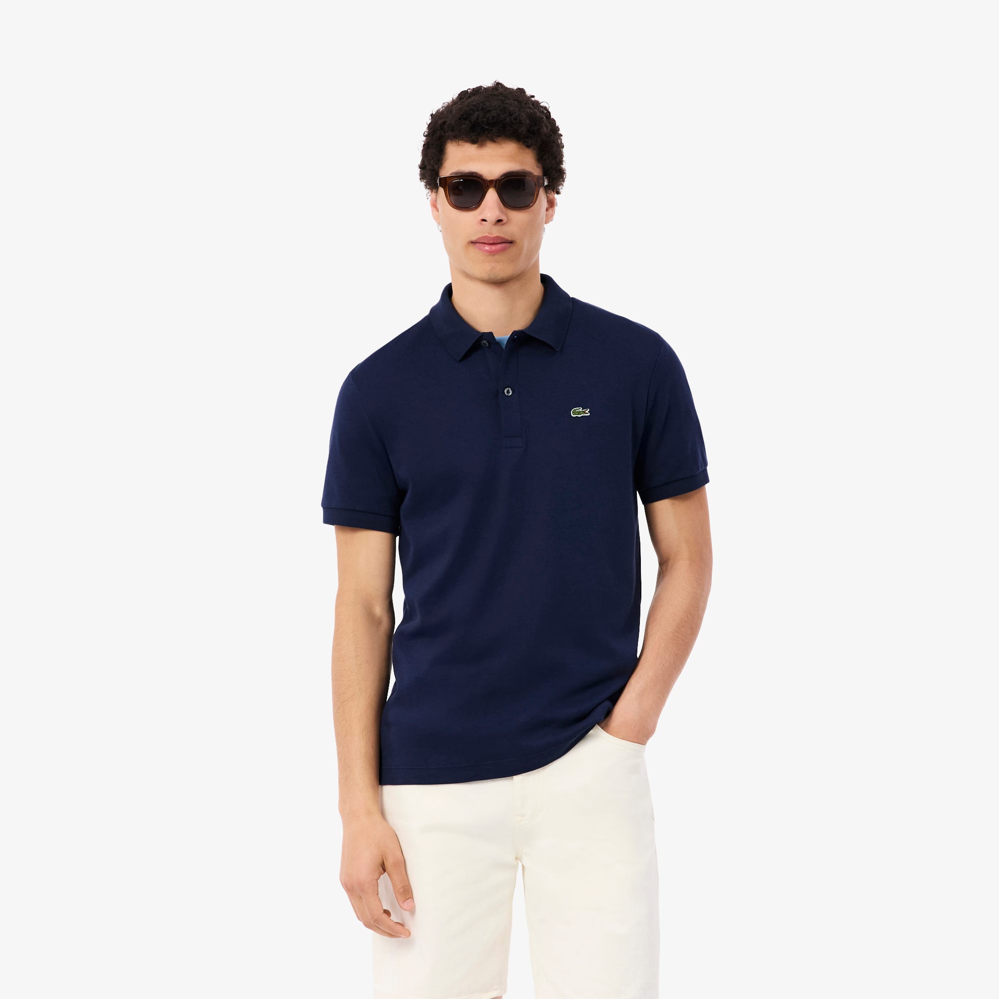 Regular Fit Cotton Pima Polo Shirt - Men's Short Sleeves Polo