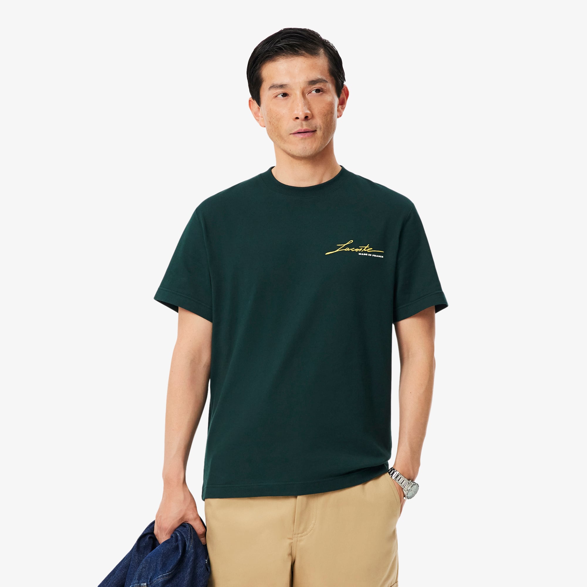 French Made Signature Embroidery T-shirt - Men's t-shirts - New In