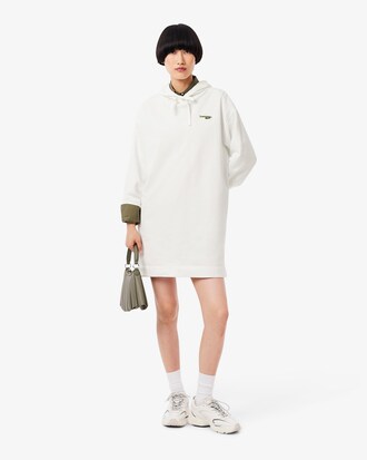 Oversized Fleece Sweatshirt Dress