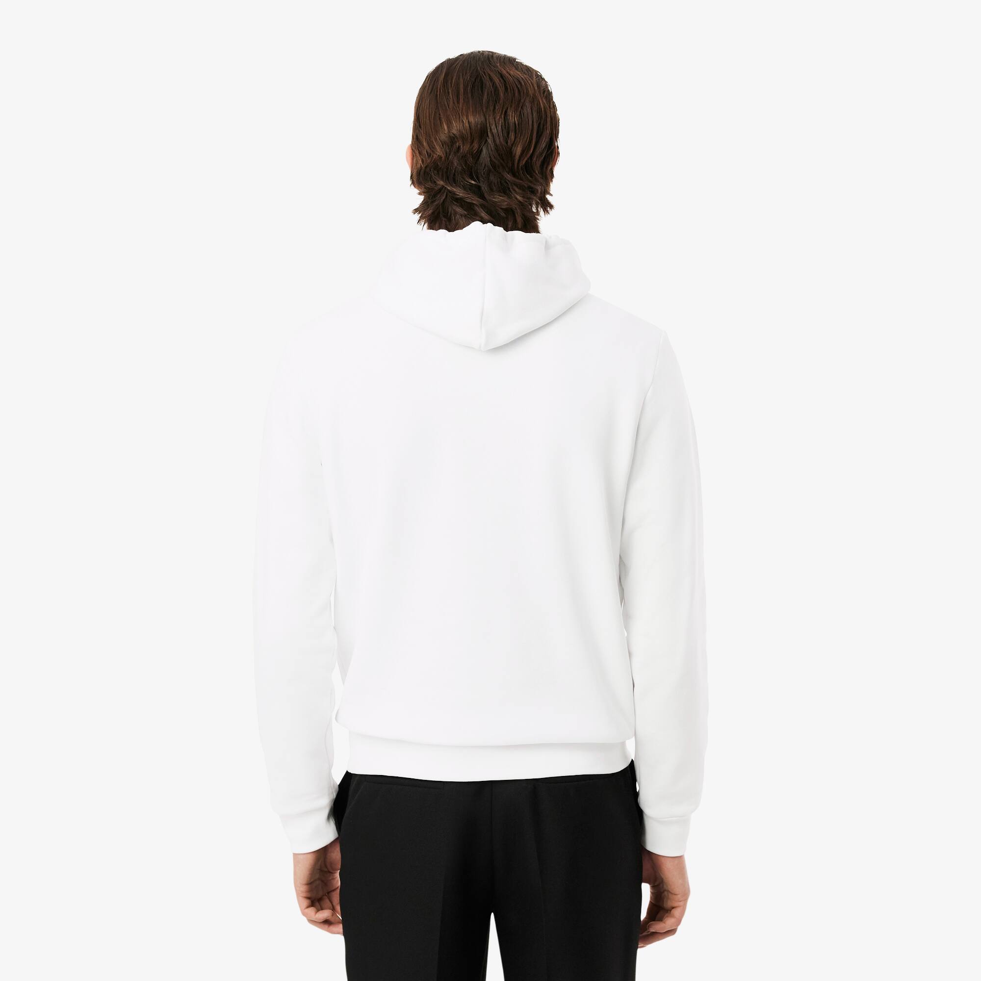 パーカー・フーディ LACOSTE Men Sweater SH9623 001 BIANCO WHITE Men's Hoodie in Organic Cotton: sizes XXS to 6XL | Lacoste UK