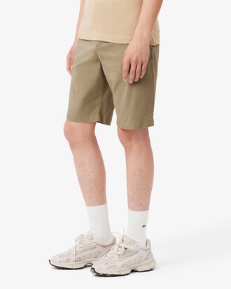 Slim Fit Stretch Cotton Chino Shorts