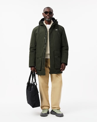 Zipped High Neck Carded Wool Sweater