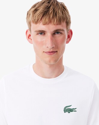 Crocodile Print Cotton Loungewear T-Shirt