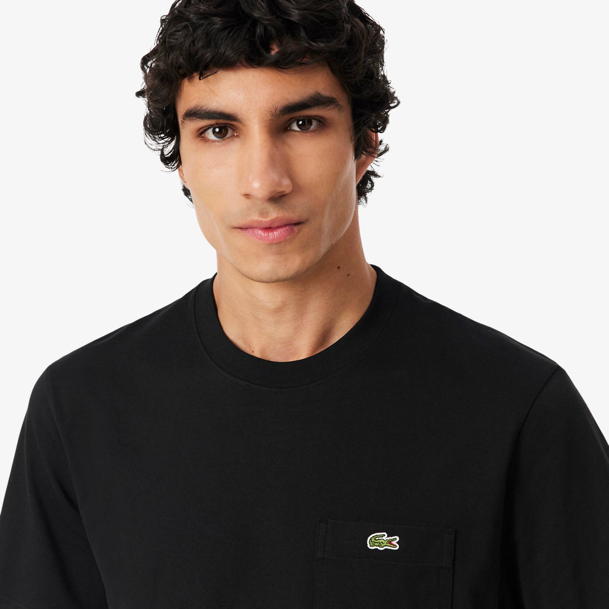 Cotton T-shirt with Breast Pocket - Men's t-shirts - New In 2026