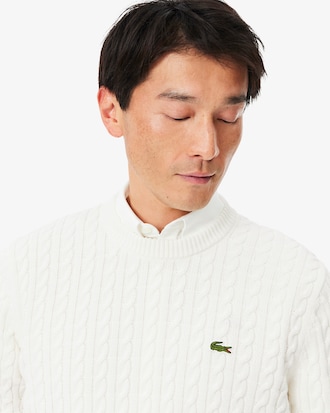 Cable Knit Cotton Sweater