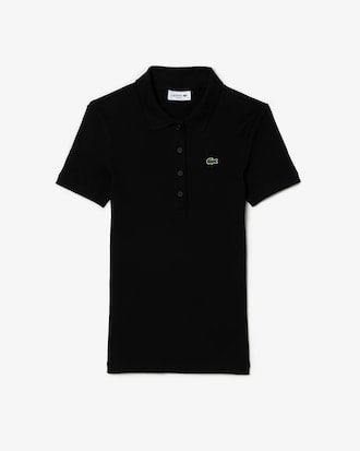 Slim Fit L.12.D Ribbed Cotton Polo Shirt