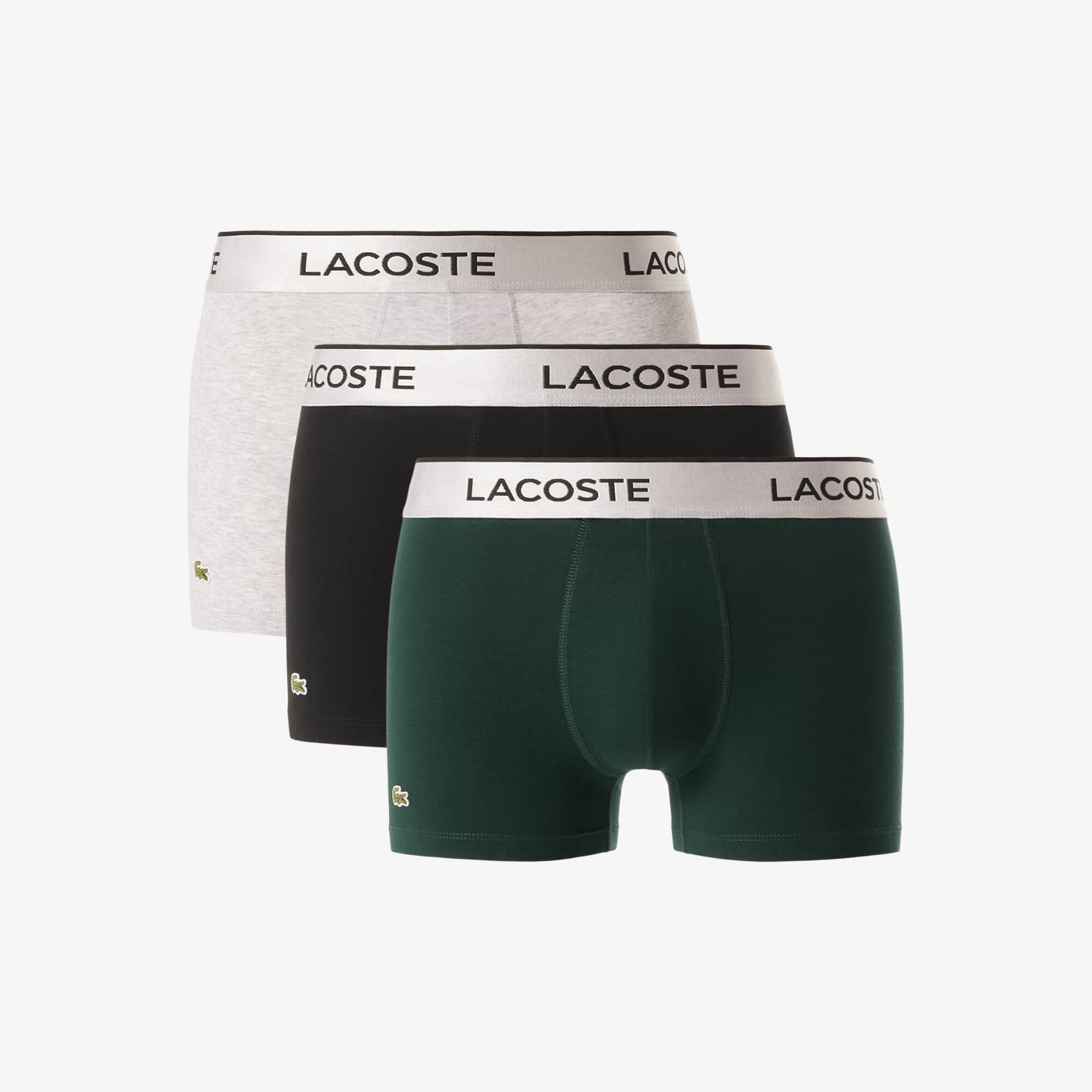 3-pack Silver Waist Short Trunks - Men's Underwear - New In 2026