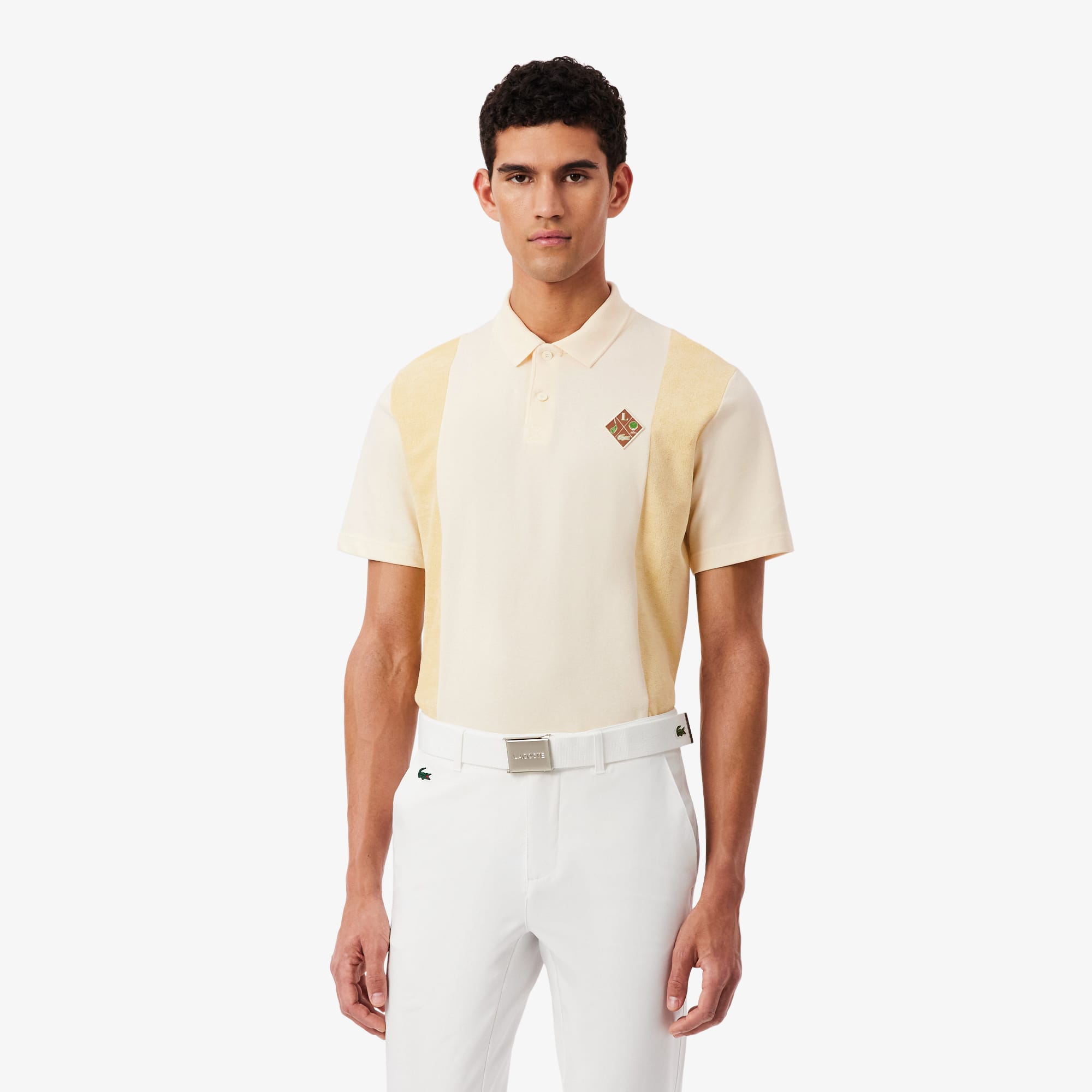 Relaxed Fit Piqué Golf Polo Shirt - Men's Short Sleeves Polo
