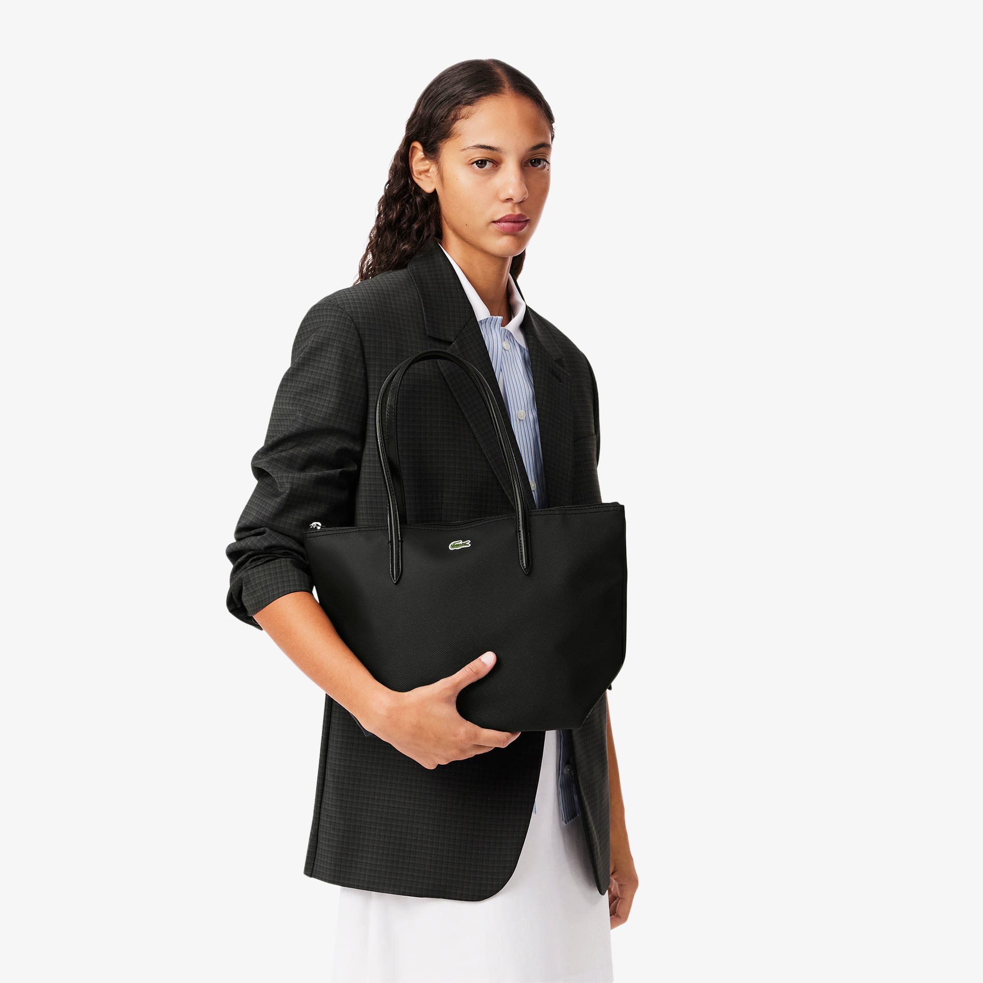 Lacoste｜ (Womens L.12.12 Small Tote Bag (NF2037PO-000)) Women's Small L.12.12 Concept Tote - Bags - New In 2025