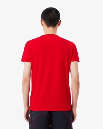 Lightweight Cotton Pima V Neck T-shirt