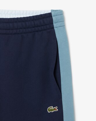 Cotton Fleece Colour-Block Shorts