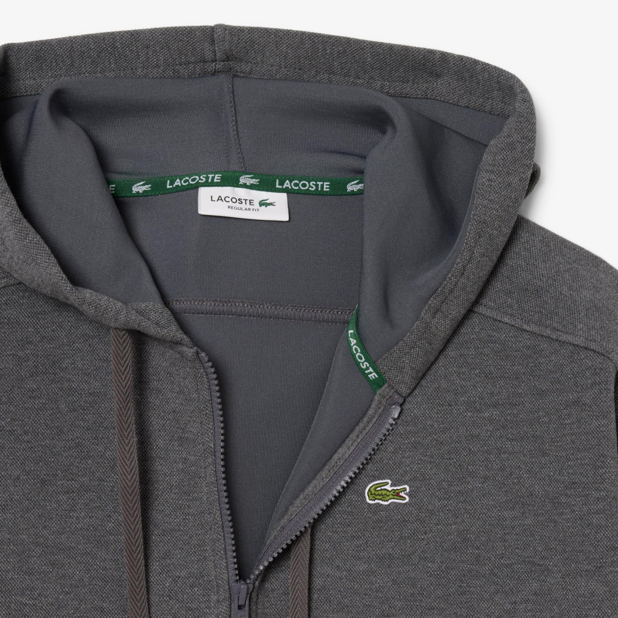Zipped Piqué Hoodie - undefined - New In 2026 | Lacoste