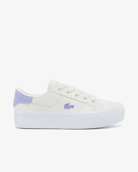 Off White & Light Purple