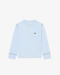 Waffle Knit Henley T-shirt