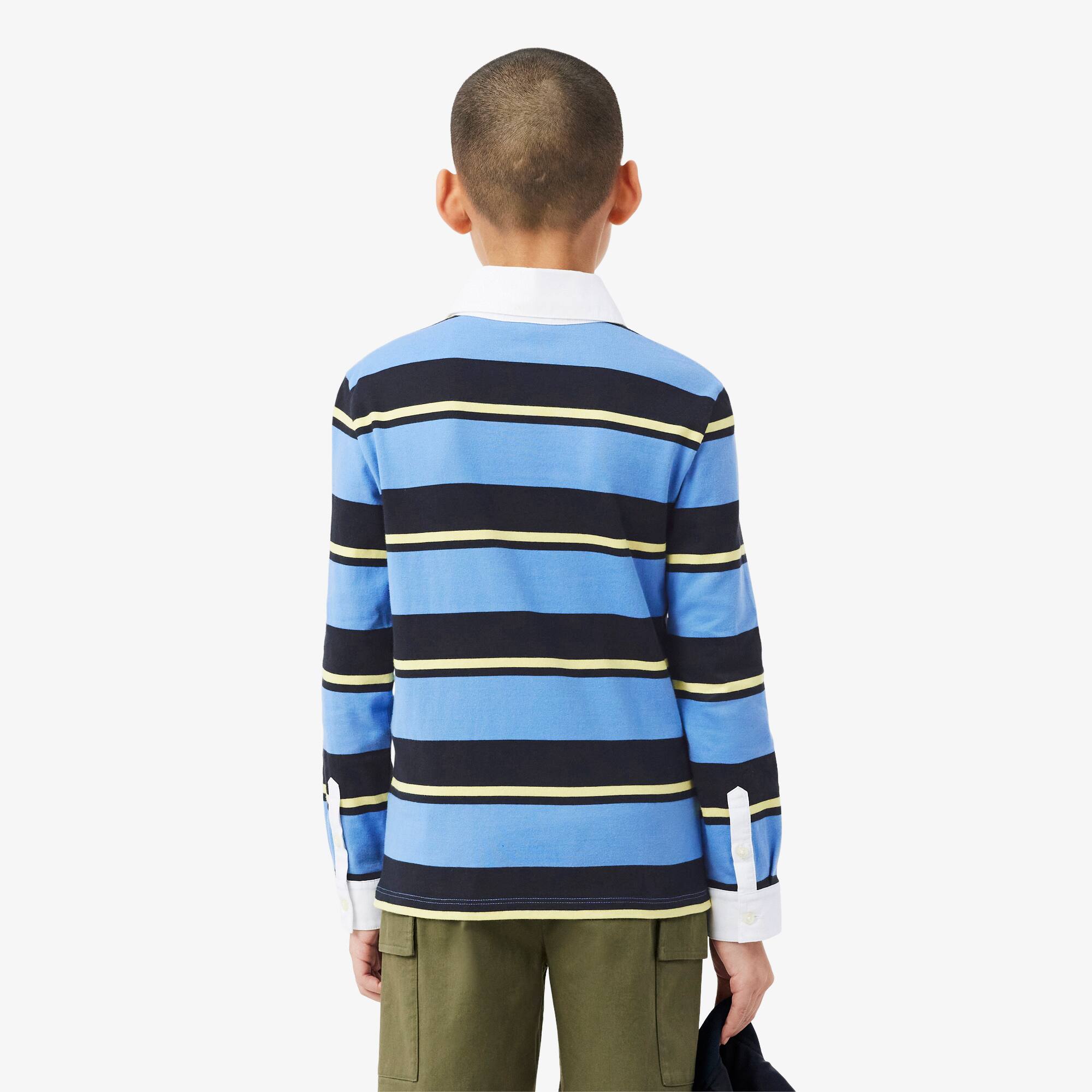 Striped Rugby Polo Shirt - Teen Boys' Polo Shirts (8-16 years