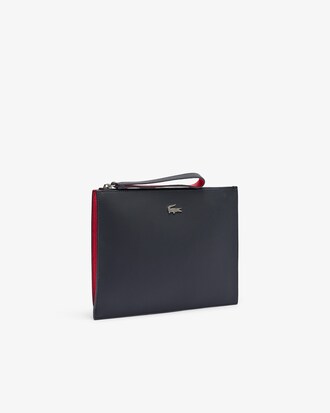 Anna Coated Piqu&eacute; Canvas Pouch