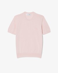 Short Sleeved 3D Knit Sweater