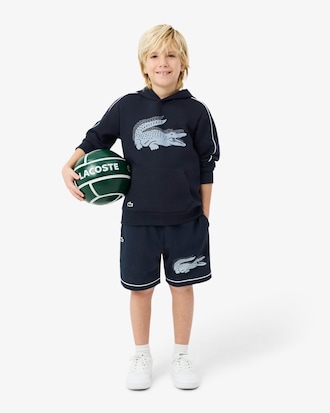 Striped Taffeta Sport Shorts
