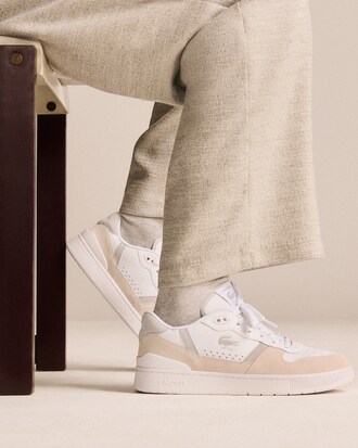 Men's T-Clip Set Leather Sneakers