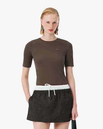 Runway Silk Piqu&eacute; T-shirt