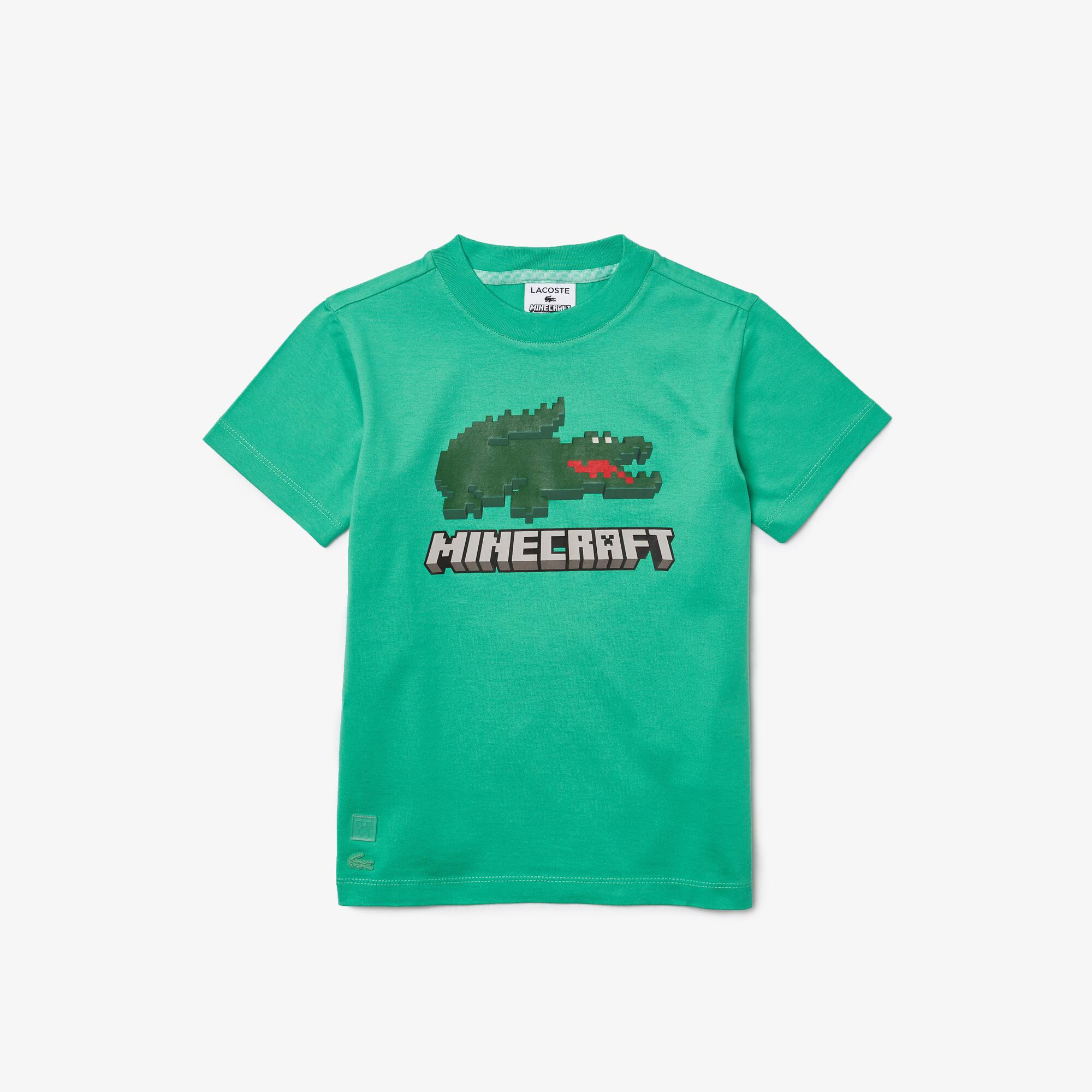 Kids' Lacoste x Minecraft Print Organic 
