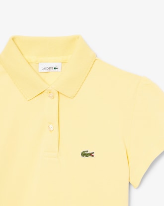 Scalloped Collar Piqu&eacute; Polo Shirt