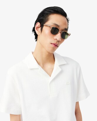 Classic Fit Textured Polo Shirt