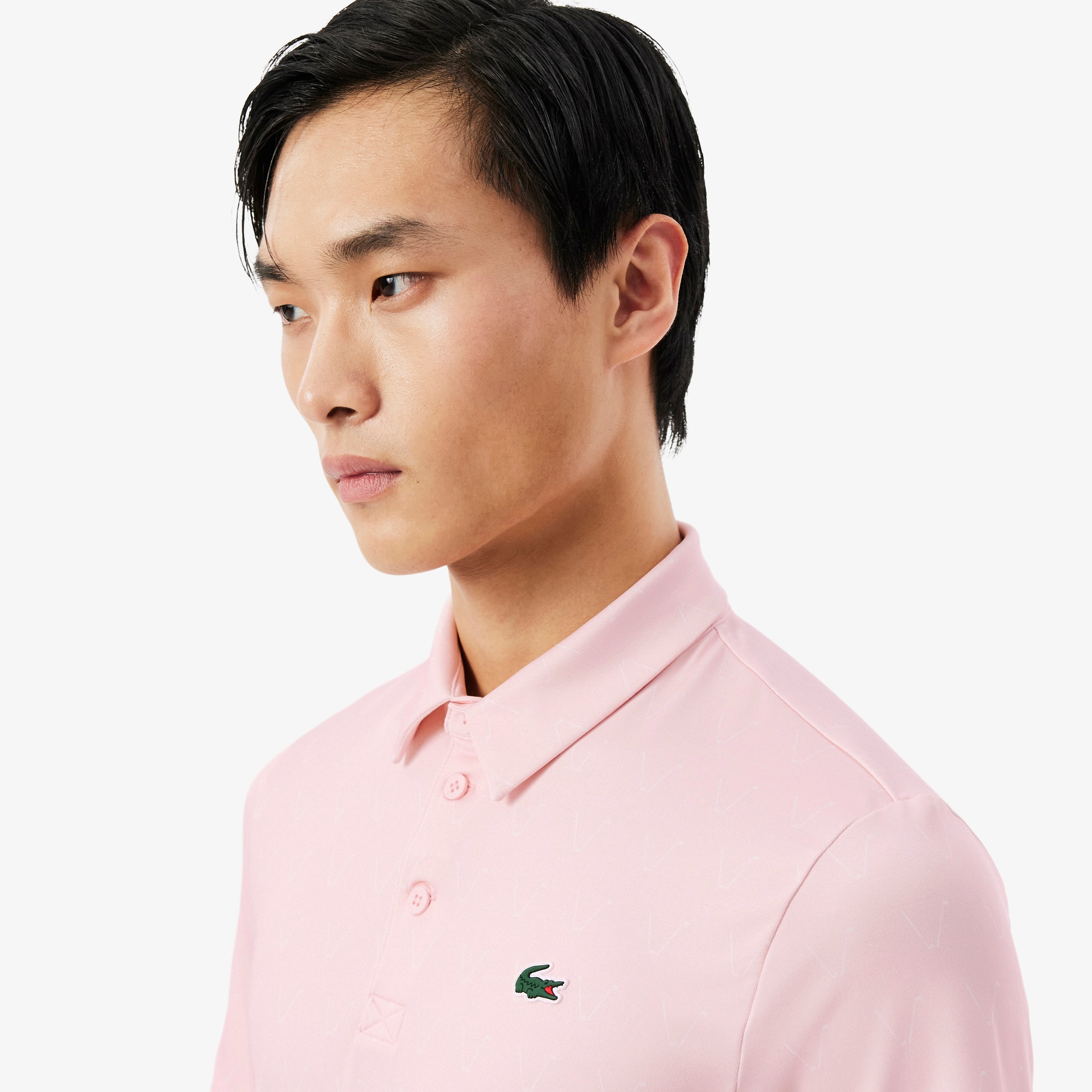 Regular Fit Printed Golf Polo Shirt - Men's Short Sleeves Polo