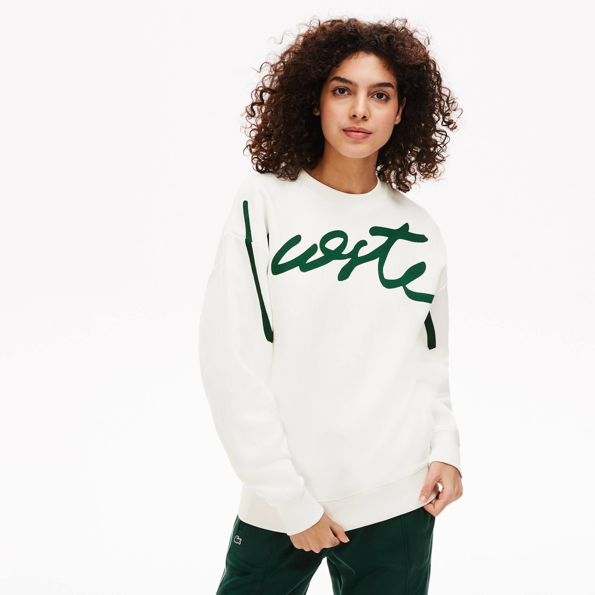 lacoste signature sweatshirt