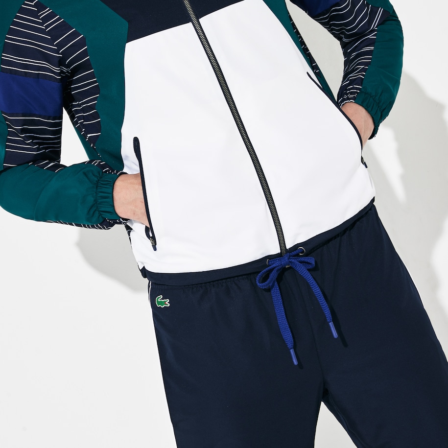 Men's Lacoste SPORT Hooded Colourblock Tennis Sweatsuit LACOSTE