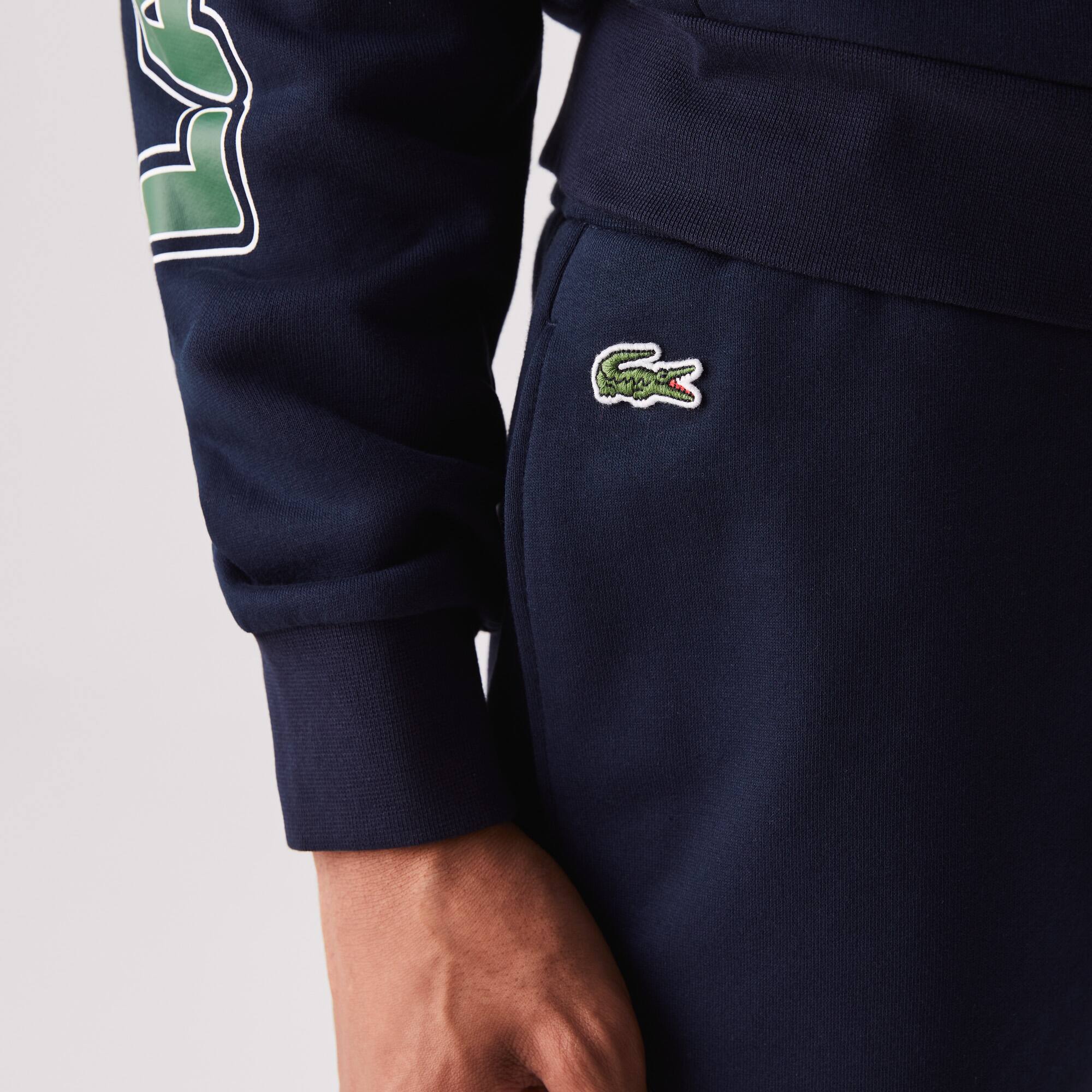 Mens lacoste fleece tracksuit clearance