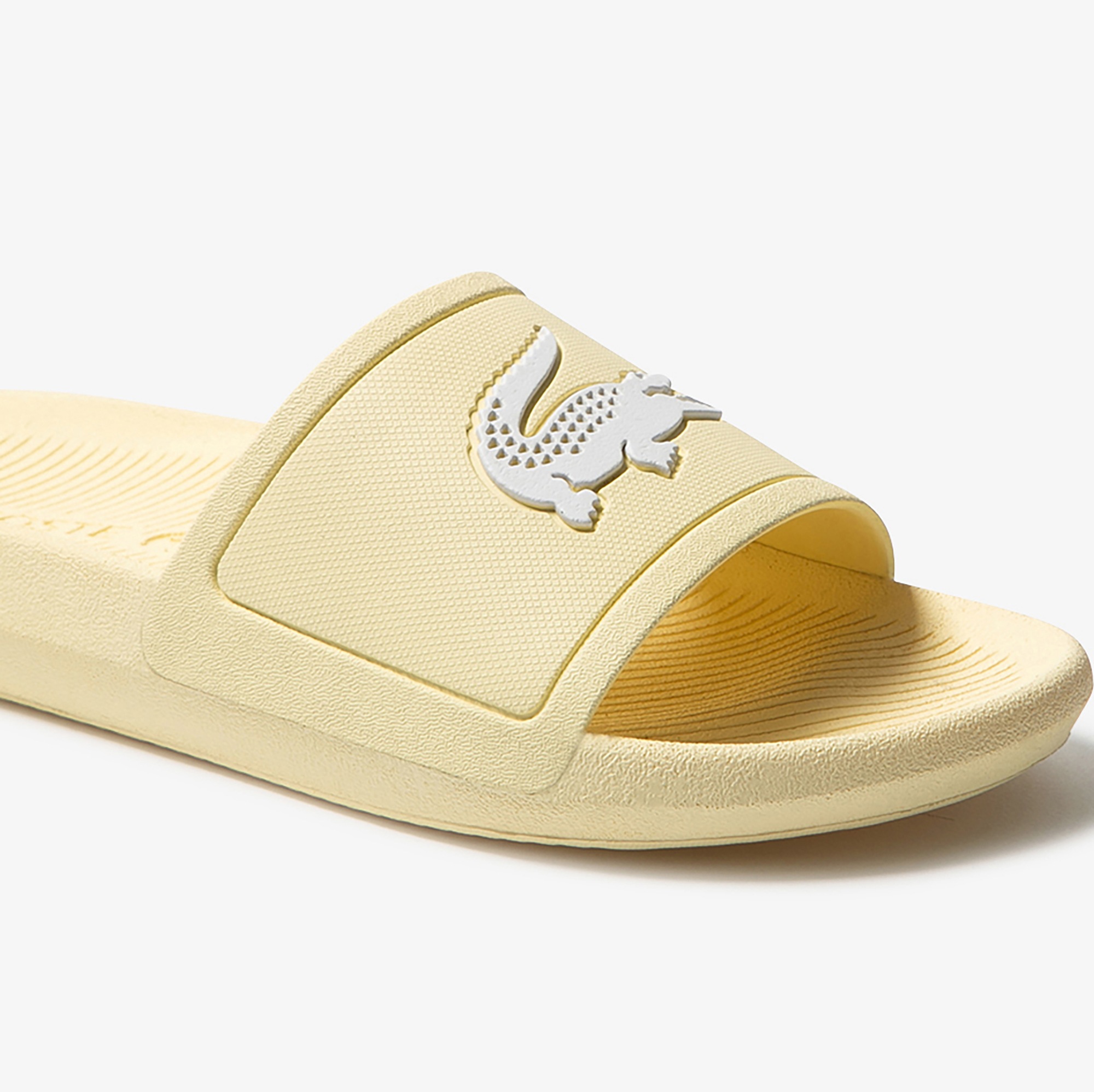 Women's Croco Rubber Slides LACOSTE