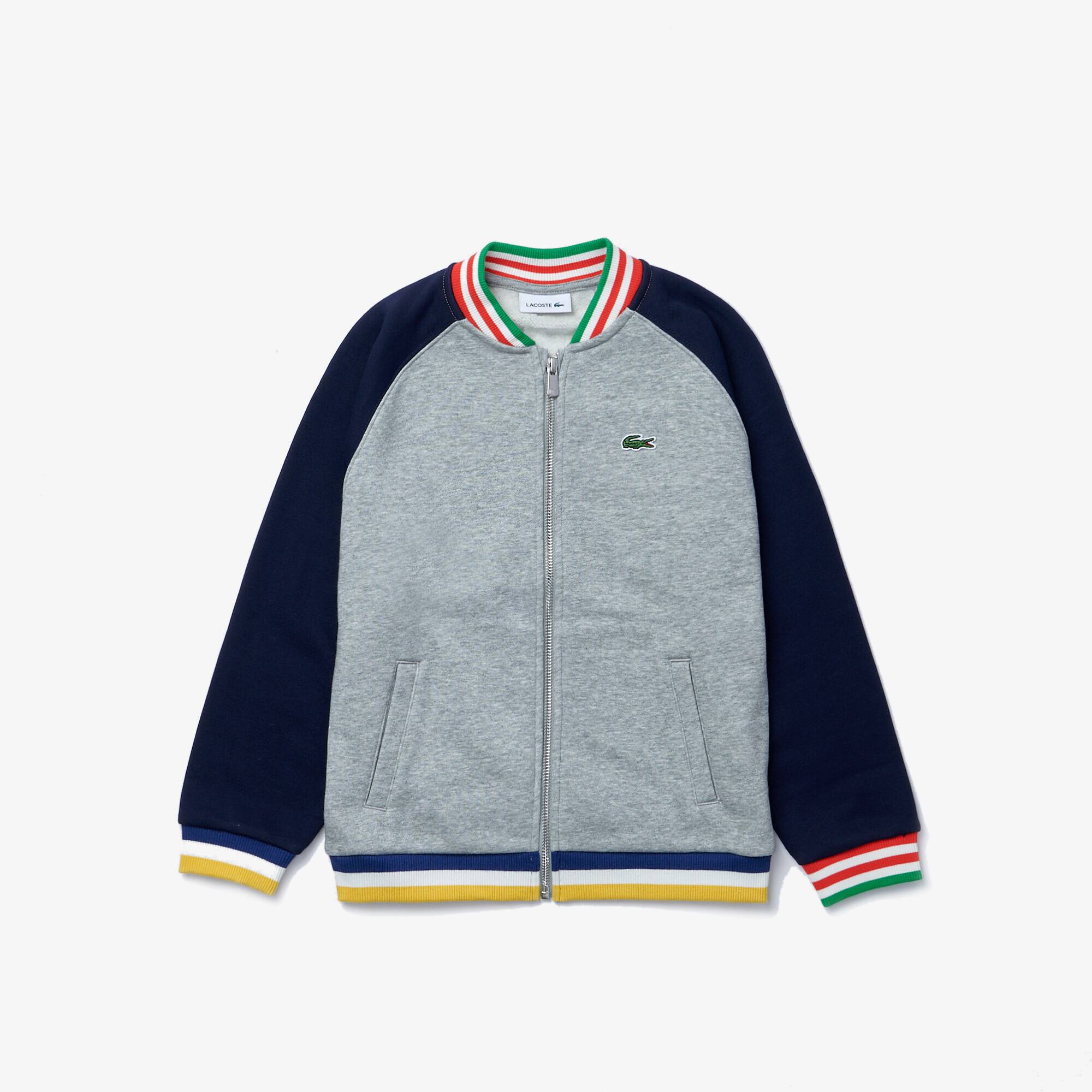 lacoste striped jacket