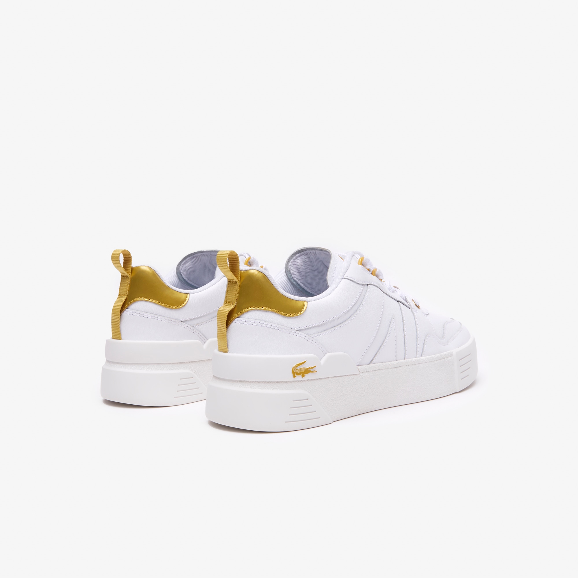 Women's Lacoste L002 Leather Trainers Sneakers New In 2023 Lacoste