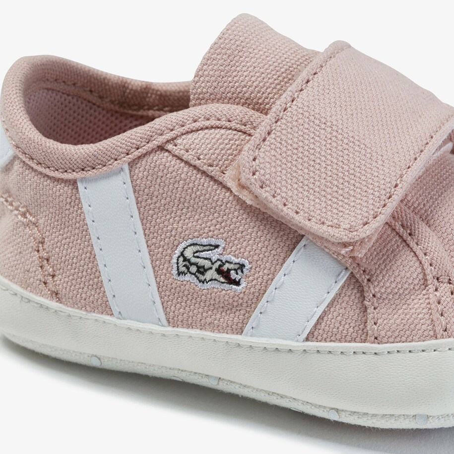 Babies' Sideline Crib Canvas Sneakers LACOSTE