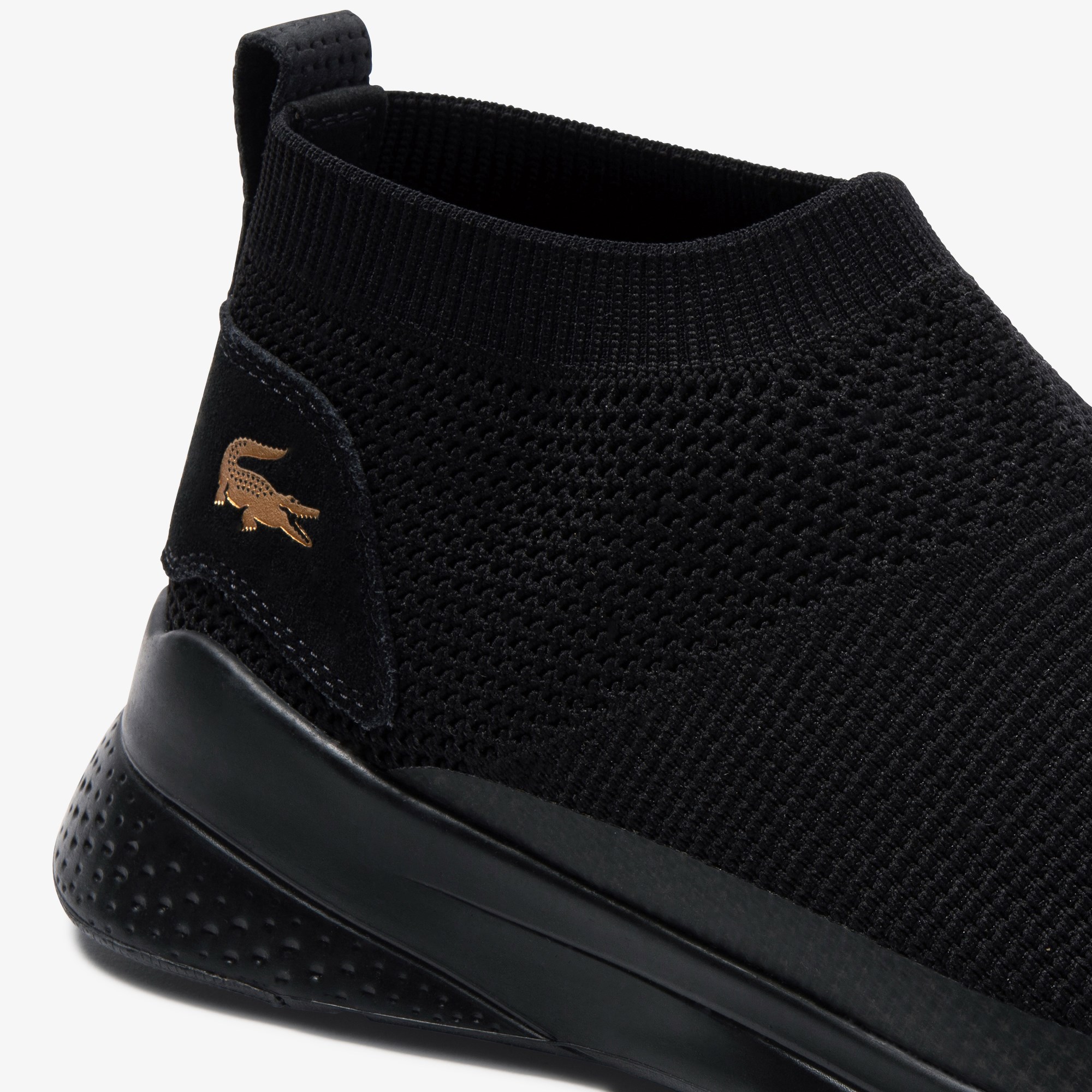 Men's LT Fit Sock Textile and Suede Slipons LACOSTE