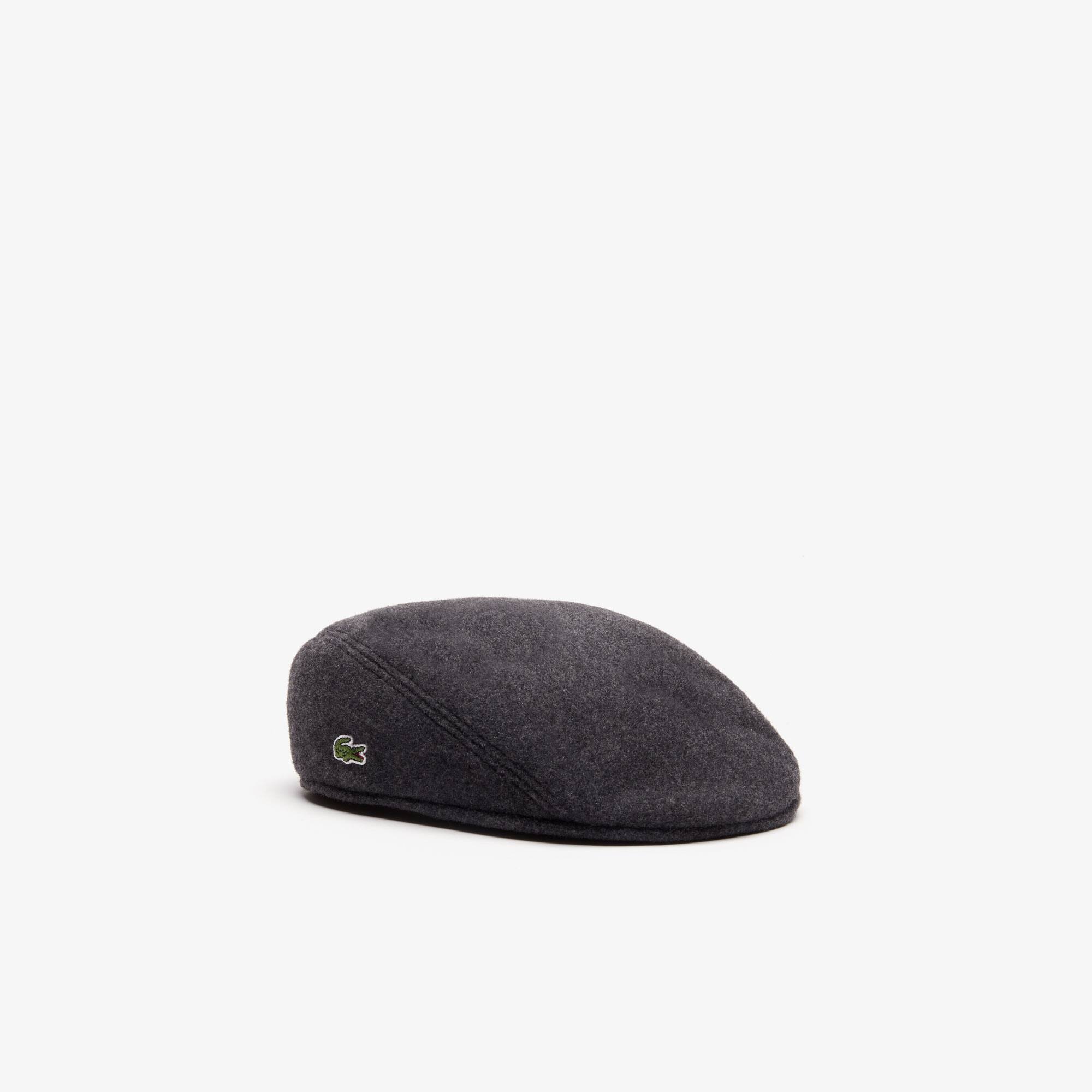 lacoste flat cap grey