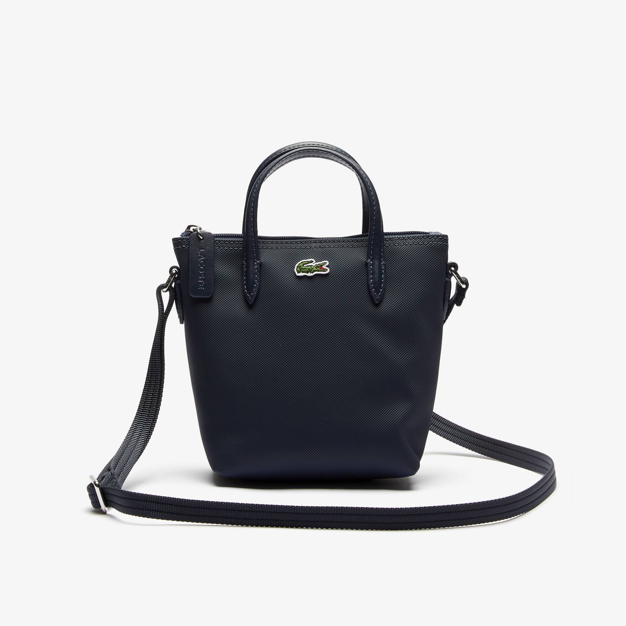 lacoste black tote bag