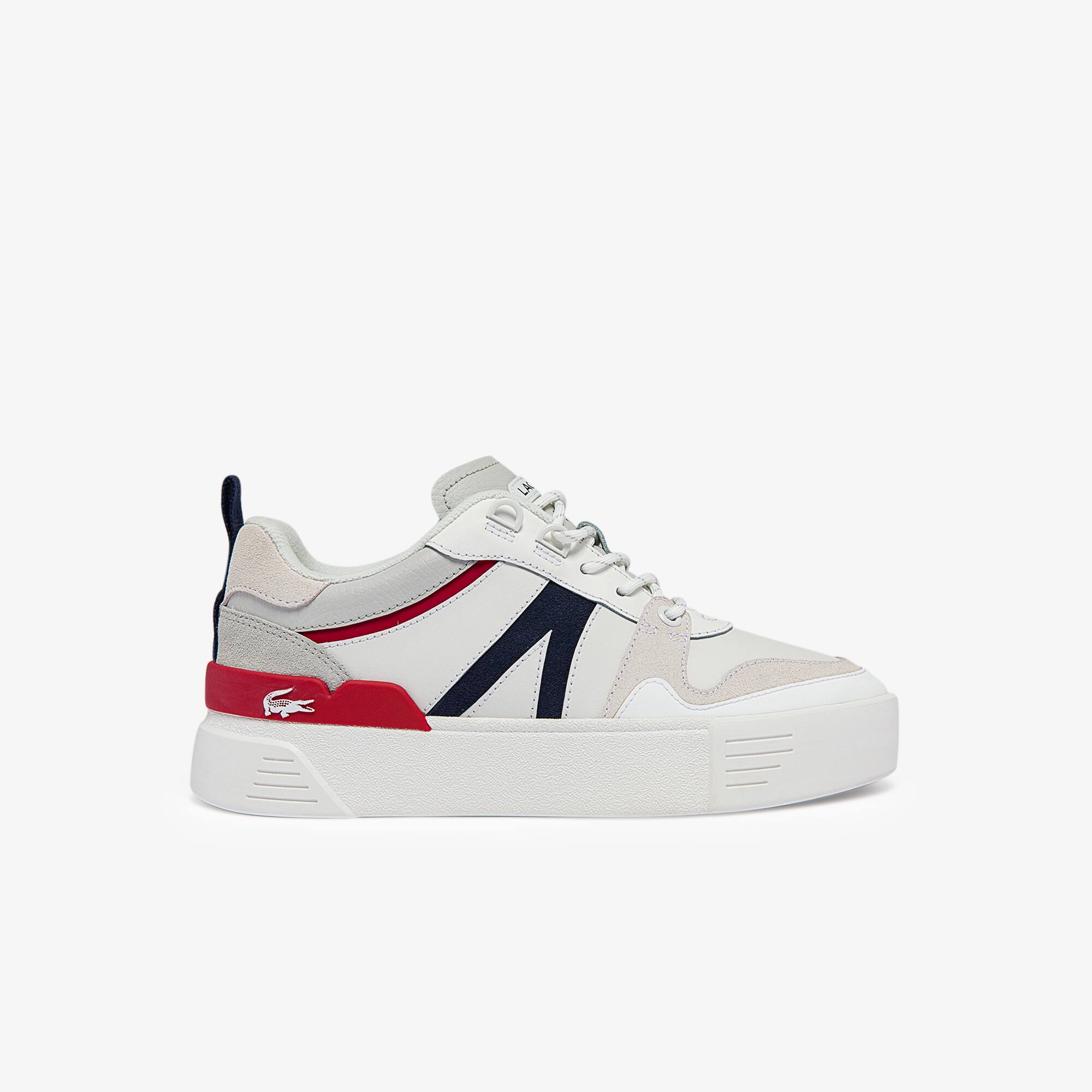 Lacoste leather sneakers womens clearance