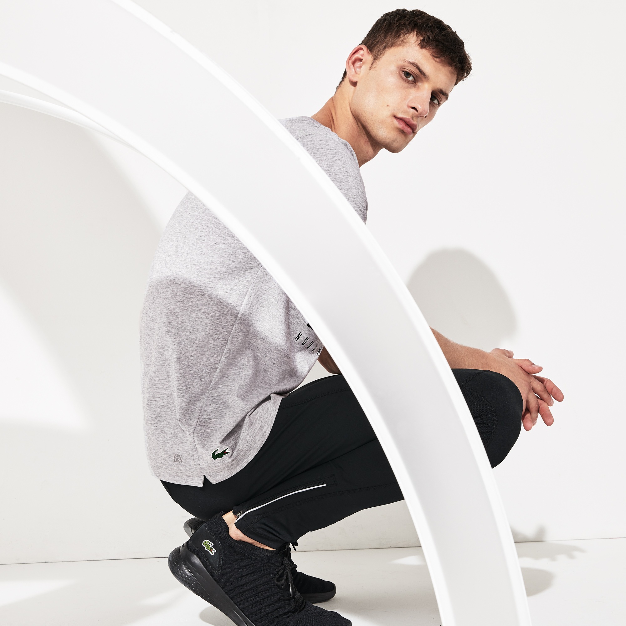 Men's Lacoste SPORT x Novak Djokovic Camouflage Croc Logo ...