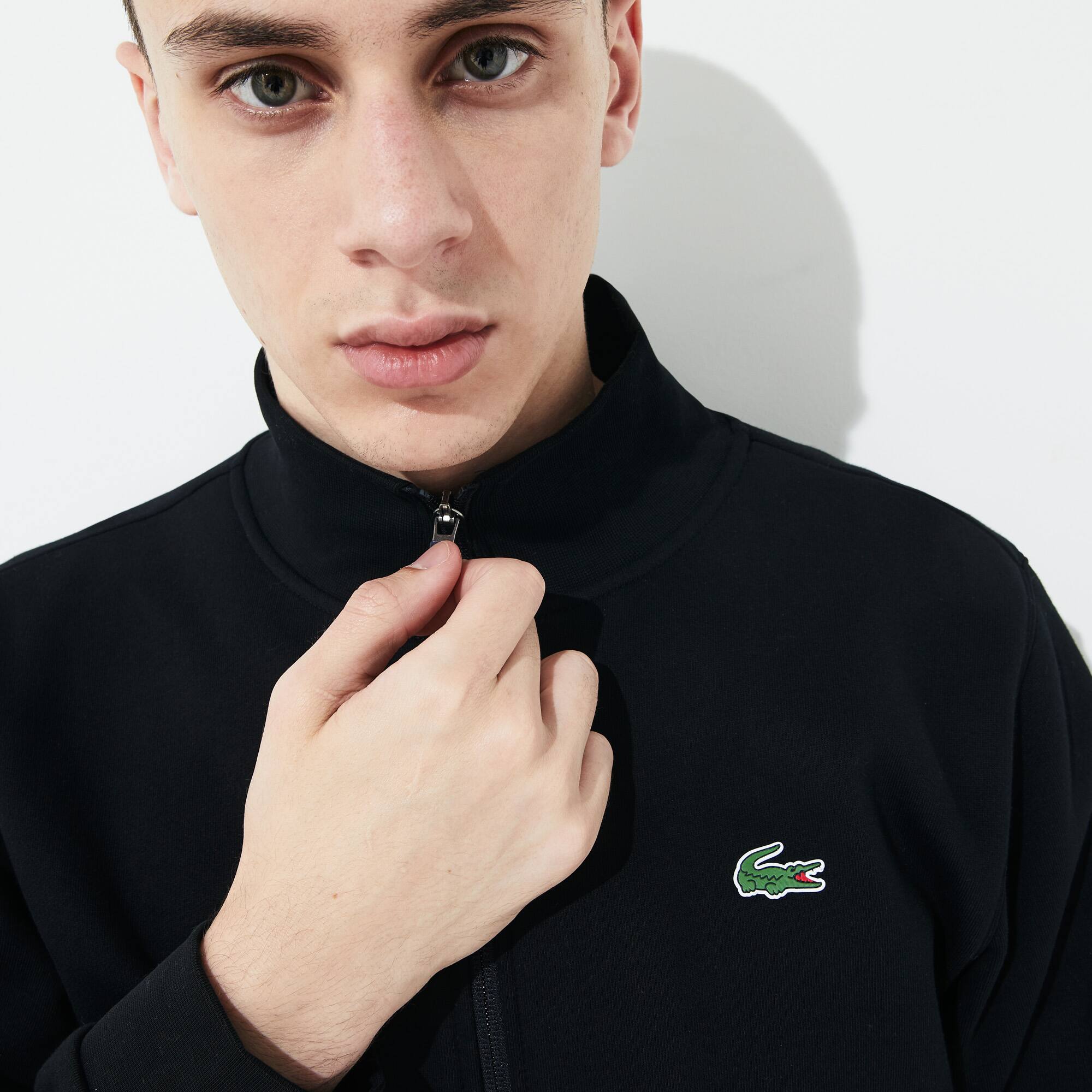 men's lacoste sport piped fleece sweatsuit