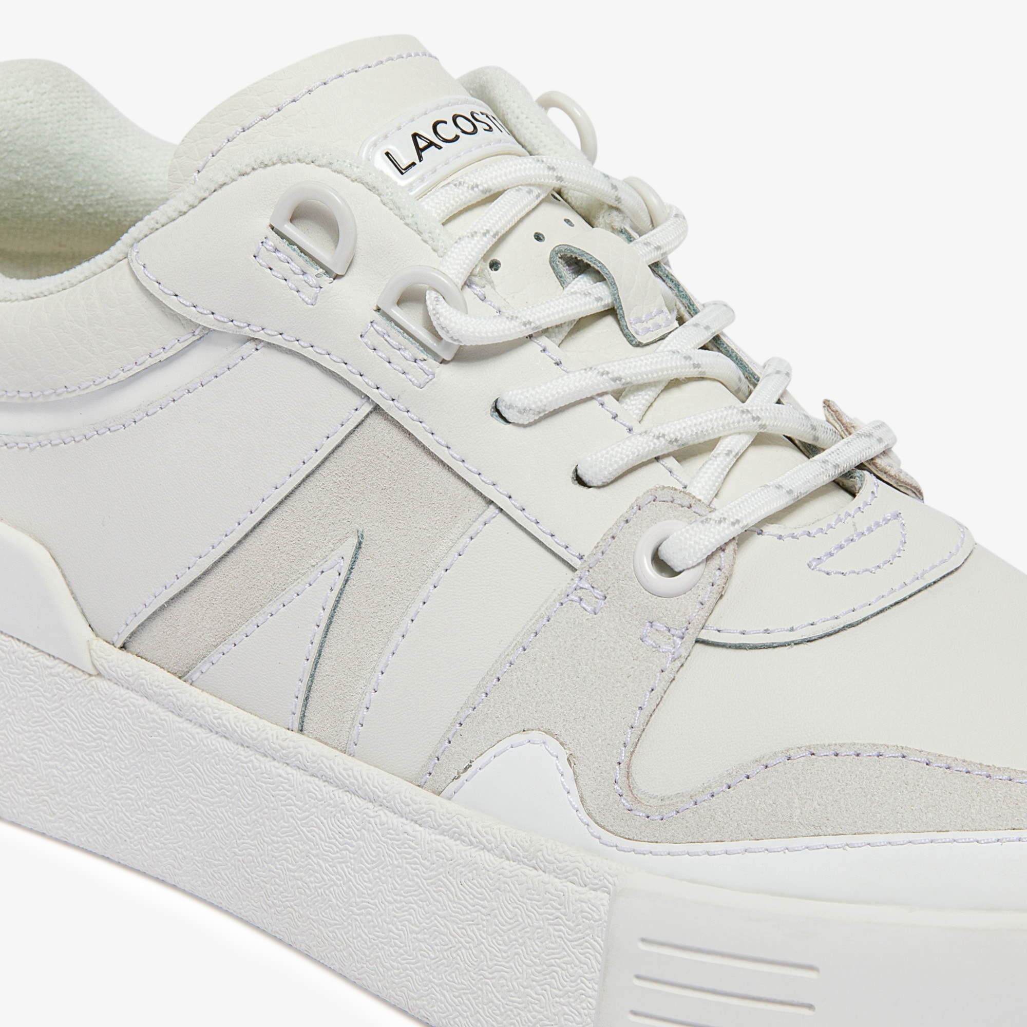 lacoste leather trainers womens