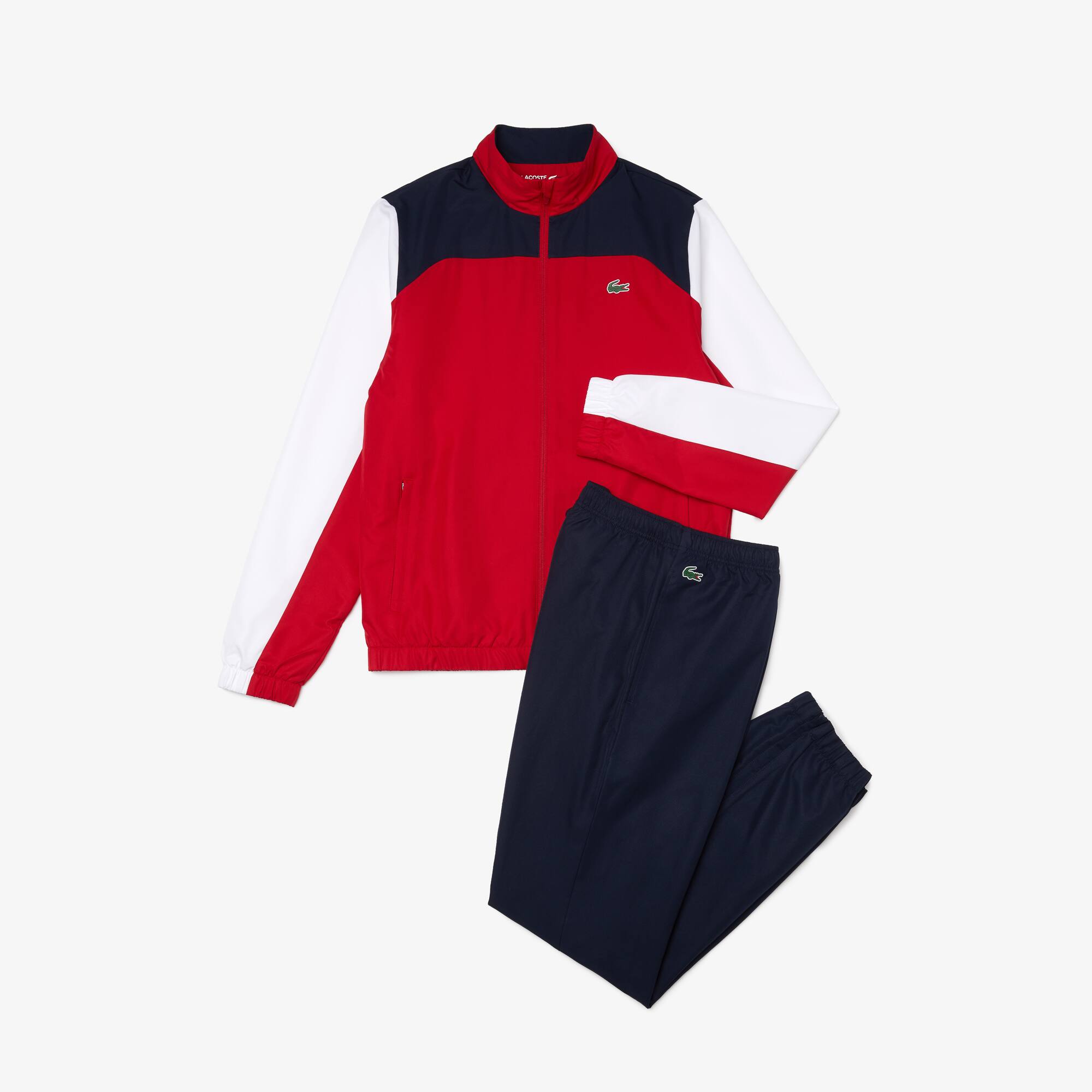 white lacoste bottoms